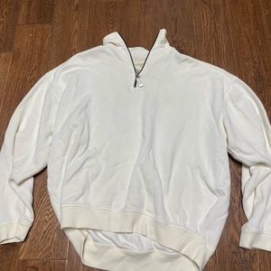 Kirkland off-white half zip sweater